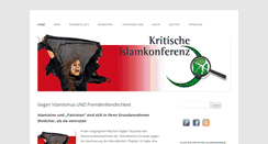 Desktop Screenshot of kritische-islamkonferenz.de