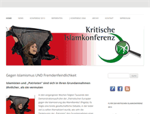 Tablet Screenshot of kritische-islamkonferenz.de